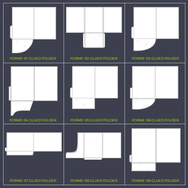 To Fit A4 Glued Folder Form 01to09